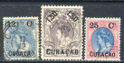 Afbeelding bij: Curaçao NVPH 26-28 gebruikt (scan A)