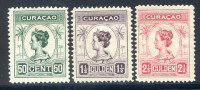 Afbeelding bij Curaçao NVPH 68-70 hinged (scan D)