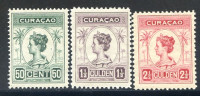Afbeelding bij Curaçao NVPH 68D-70D MNH (scan SM)