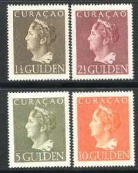 Afbeelding bij Curaçao NVPH 178-81 mint (scan E)