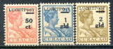 Image of  Curaçao NVPH Airmail 1-3 hinged (scan A)