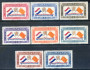 Image of  Curaçao NVPH Airmail 18-25 hinged (scan C)
