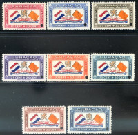 Afbeelding bij Curaçao NVPH Airmail 18-25 specimen MNH (scan SM)