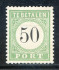 Image of  Curaçao NVPH postage 10 TIII hinged no gum (scan D)