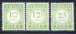 Image of  Curaçao NVPH postage 31-33 hinged (scan D)