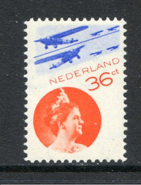 Afbeelding bij Netherlands NVPH Airmail 9 hinged (scan B)
