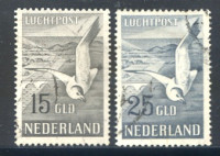 Afbeelding bij Netherlands NVPH Airmail 12-13 used (scan C)