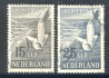 Image of  Netherlands NVPH Airmail 12-13 used (scan C)
