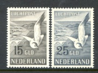 Afbeelding bij Netherlands NVPH Airmail 12-13 hinged (scan C)