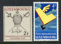 Afbeelding bij Luxemburg Mi 523-24 postfris (scan A)