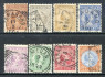 Image of  Dutch Indies NVPH 23-30 used (scan A)
