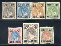 Afbeelding bij Dutch Indies NVPH 31-37 hinged (scan B)