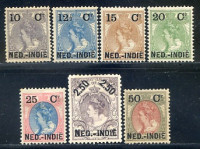 Afbeelding bij Dutch Indies NVPH 31-37 hinged (scan SM)
