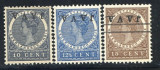 Image of  Dutch Indies NVPH 70f-72f MNH (scan F)