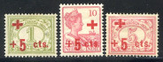 Image of  Dutch Indies NVPH 135-37 hinged (scan D)
