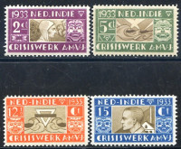 Afbeelding bij Dutch Indies NVPH 182-85 hinged (scan B)