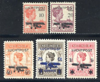 Afbeelding bij Dutch Indies NVPH Airmail 1-5 MNH (scan G)