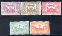 Afbeelding bij Dutch Indies Airmail 6-10 hinged (scan A)