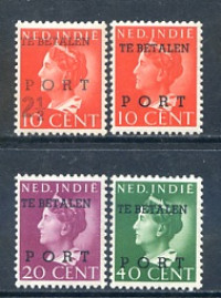 Afbeelding bij Ned Indië NVPH port 49-52 postfris (scan B)