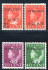 Image of  Dutch Indie NVPH postage due 49-52 MNH (scan C)