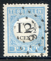 Afbeelding bij Netherlands NVPH postage 8 A T II used (scan A)
