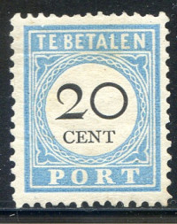 Afbeelding bij Netherlands NVPH postage 10 A T I hinged (scan A)