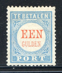 Afbeelding bij Netherlands NVPH postage 12 D Type III hinged (scan A)