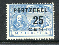 Afbeelding bij Netherlands NVPH postage due 43 fa (hinged) (scan A)