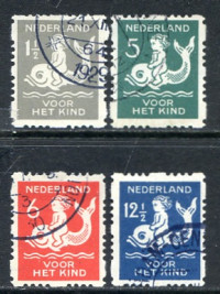 Afbeelding bij Nederland NVPH roltanding 82-85 gebruikt (scan B)