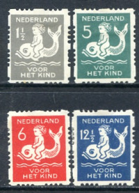 Afbeelding bij Nederland NVPH roltanding 82-85 ongebruikt (scan A)