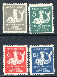Afbeelding bij Nederland NVPH roltanding 82-85 ongebruikt (scan B)