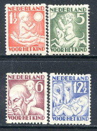 Afbeelding bij Nederland NVPH roltanding 86-89 ongebruikt (scan A)
