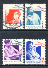 Afbeelding bij Netherlands NVPH syncopated 90-93 used (scan A)