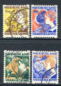 Afbeelding bij Nederland NVPH roltanding 94-97 gebruikt (scan A)