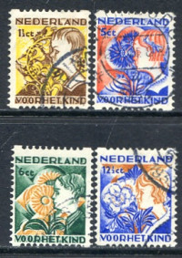 Afbeelding bij Nederland NVPH roltanding 94-97 gebruikt (scan B)