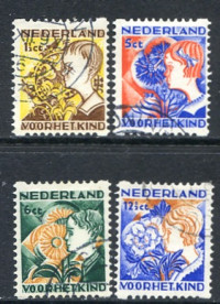 Afbeelding bij Nederland NVPH roltanding 94-97 gebruikt (scan C)