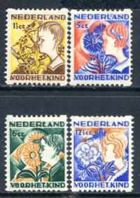 Afbeelding bij Netherlands NVPH 94-97 hinged (scan C)