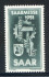Afbeelding bij: Saarland Mi 306 T II postfris (scan SM)