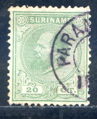 Afbeelding bij Surinam NVPH 9 used (scan C)
