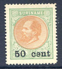 Afbeelding bij Surinam NVPH 40 hinged no gum (scan B)