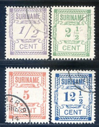 Afbeelding bij Surinam NVPH 65-68 used (scan B)