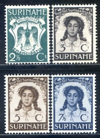 Afbeelding bij Suriname NVPH 183-86 postfris (scan E)