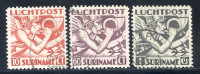 Afbeelding bij Surinam NVPH Airmail 20-22 used (scan A)