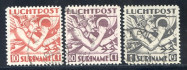 Image of  Surinam NVPH Airmail 20-22 used (scan A)