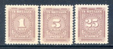 Image of  Surinam NVPH postage 33-35 MNH (scan B)  