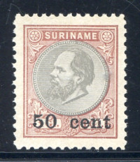 Afbeelding bij Surinam NVPH 39 MNH original no gum (scan D)