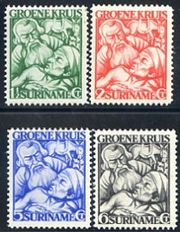 Afbeelding bij Suriname NVPH 141-44 postfris (scan E)