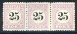 Image of  Surinam NVPH postage 5 TI-II-III strip hinged (scan SM)